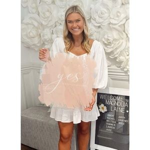 Now Me Your Mumu White Dress